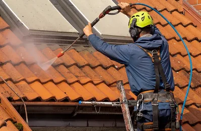 Démoussage et hydrofuge de toiture à Ambrières-les-Vallées